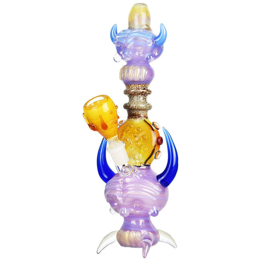 The High Culture Double Skull Stack Water Pipe - 10.75" / 14mm F