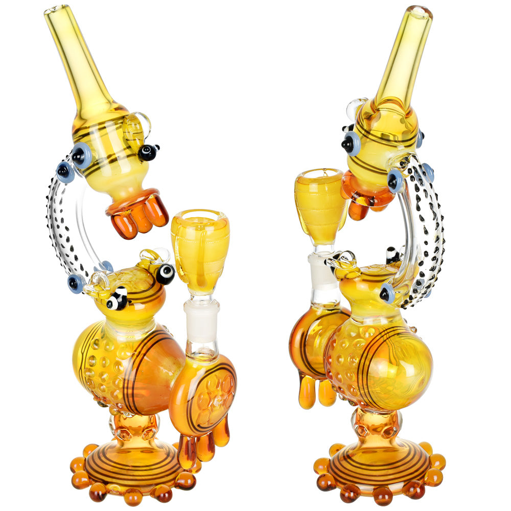 The High Culture Bee Microscope Water Pipe - 11" / 14mm F