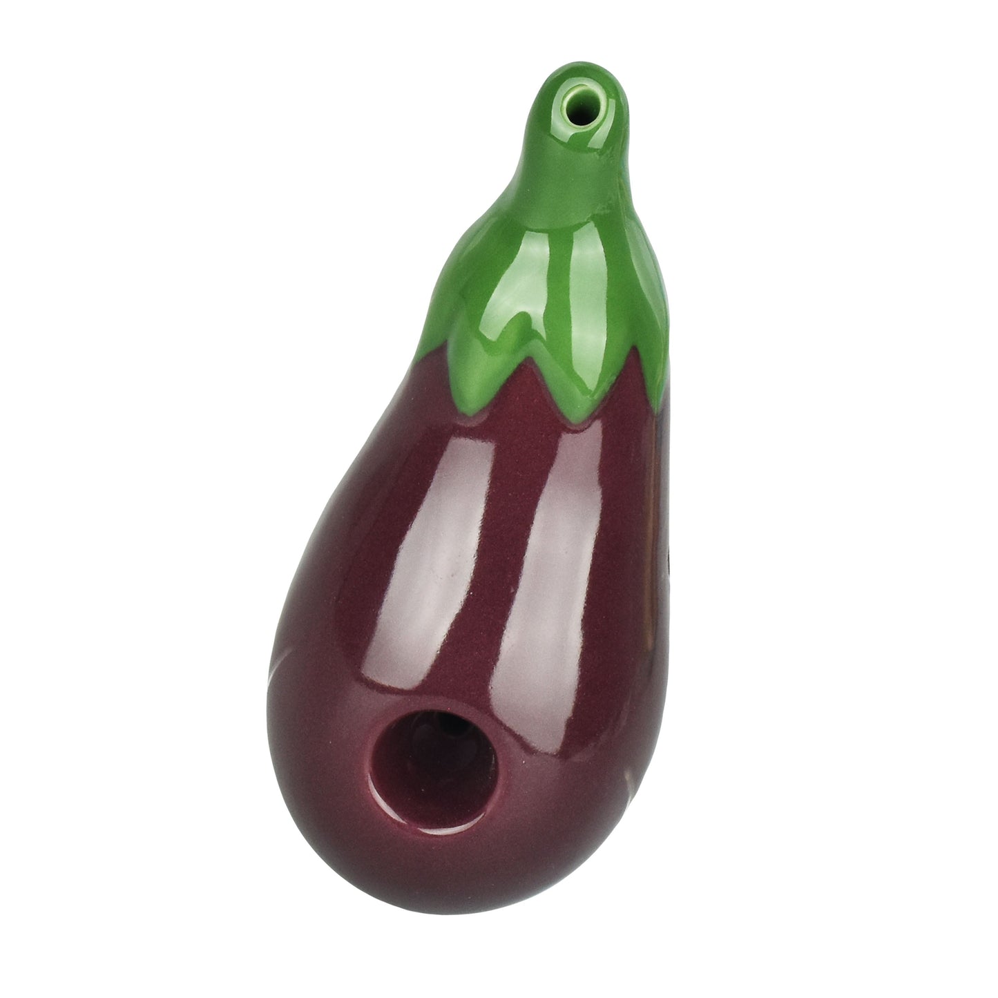 Art Of Smoke Eggplant Pipe w/ Carry Bag - 5"