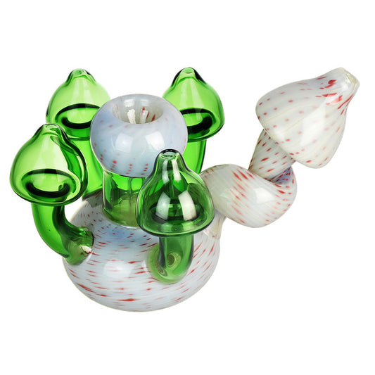 The High Culture Corkscrew Shroom Bubbler Pipe - 6.5"