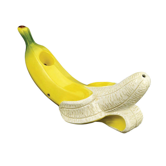 The High Culture Blissful Banana Ceramic Hand Pipe - 9"