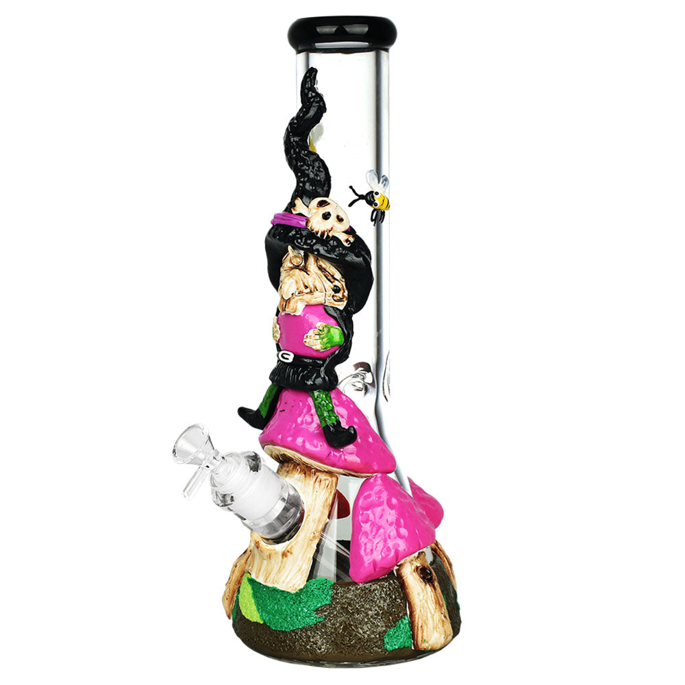 The High Culture Witches 3D Painted Beaker Water Pipe Bong - 14