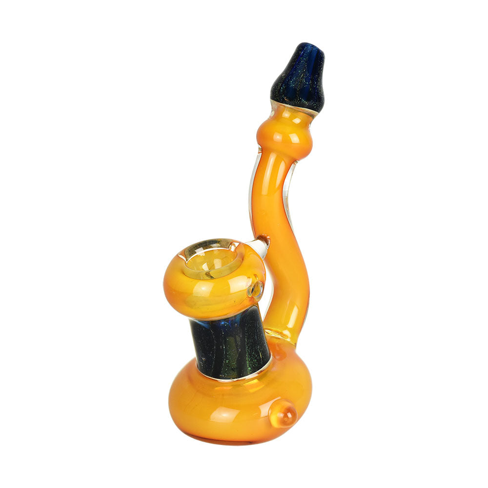 The High Culture Tangerine  Illumination Bubbler Pipe - 6.5"