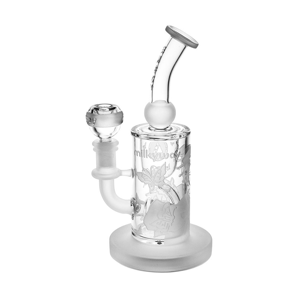 Milkyway Glass Kabuki Recycler Water Pipe - 6"/14mm F