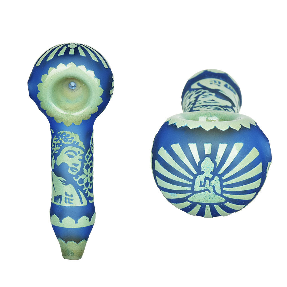 Milkyway Glass Buddha Hand Pipe - 4.5"