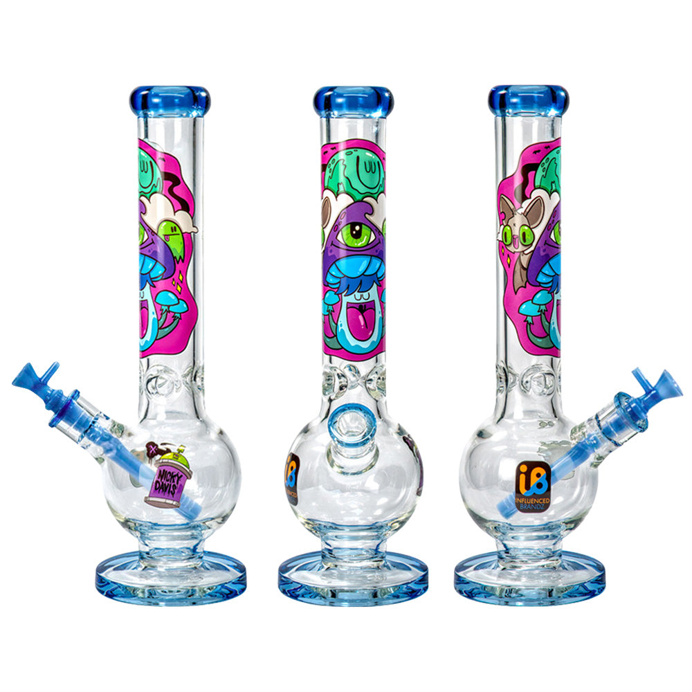 Nicky Davis Ghost Gang Bubble Base Water Pipe | 15" | 14mm F