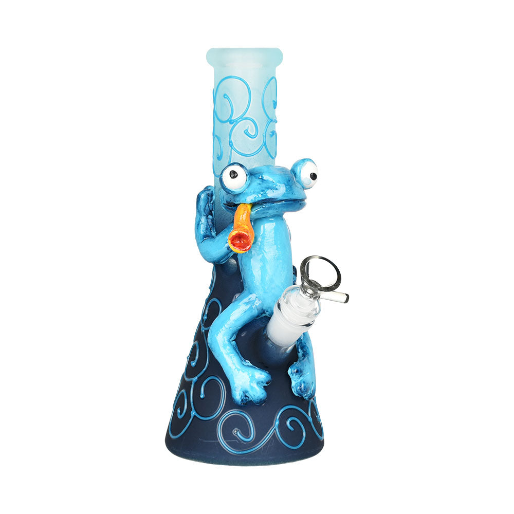 The High Culture Frog King Beaker Water Pipe | 9.75" | 14mm F