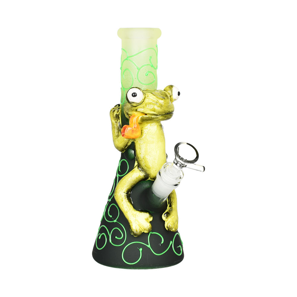 The High Culture Frog King Beaker Water Pipe | 9.75" | 14mm F