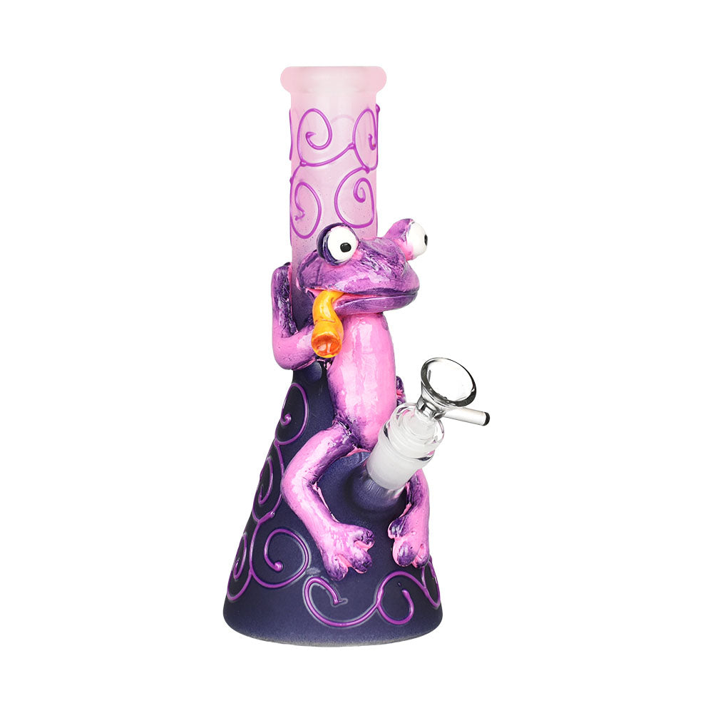 The High Culture Frog King Beaker Water Pipe | 9.75" | 14mm F