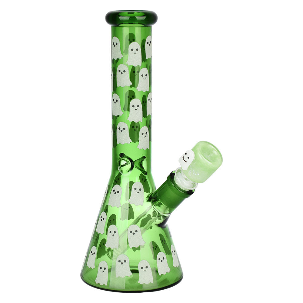 The High Culture Ghostly Beaker Water Pipe | 10" | 14mm F