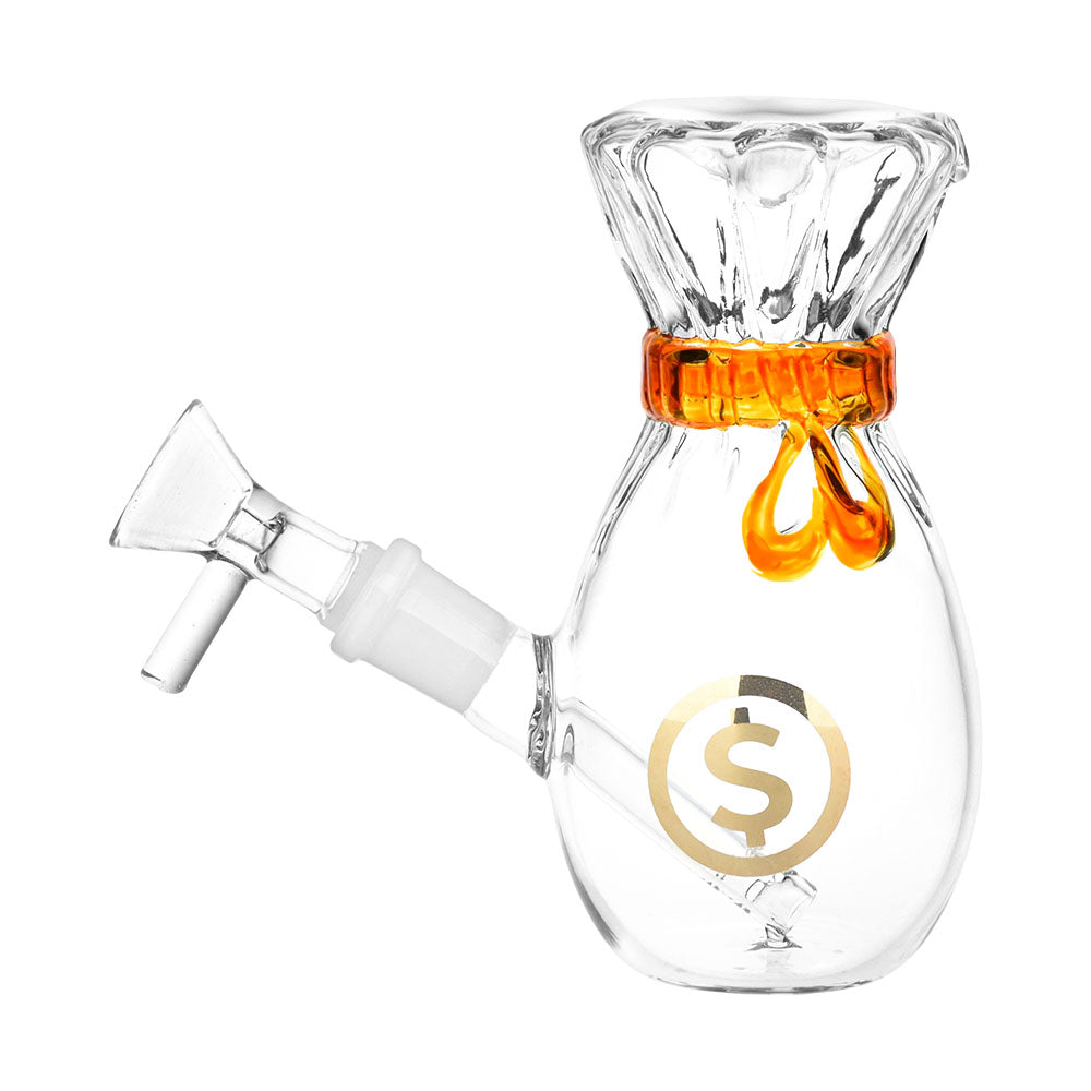 The High Culture Money Bag Glass Bubbler - 5" / 14mm F