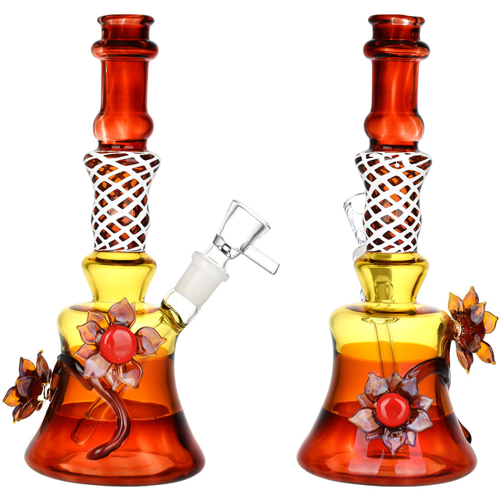 The High Culture  Autumn Flower Water Pipe | 8.5" | 14mm F