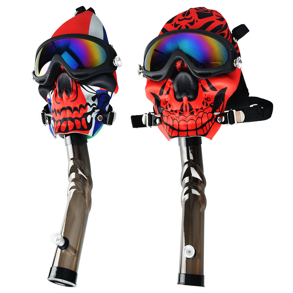 Gas Mask Ski Goggle  w/ Acrylic Water Pipe - 18