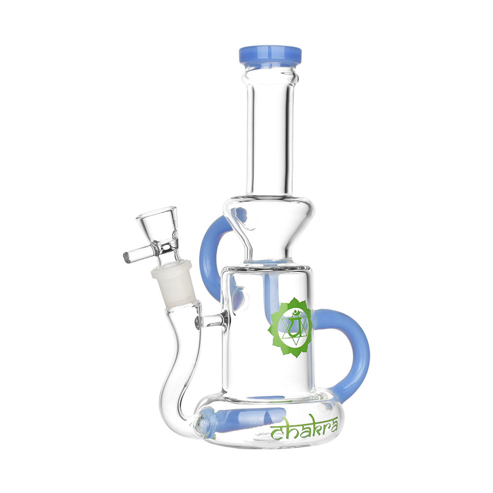 The High Culture Chakra Recycler Water Pipe - 7.75" / 14mm F / Colors Vary