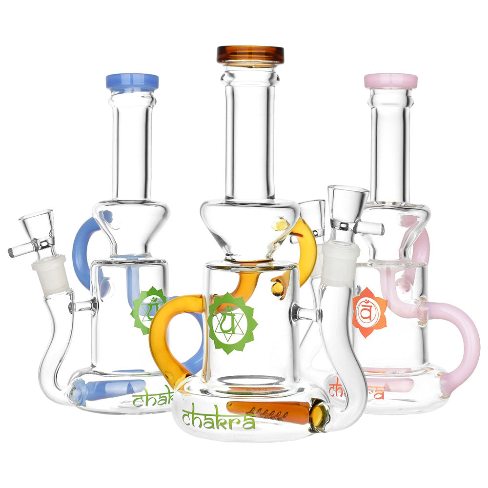 The High Culture Chakra Recycler Water Pipe - 7.75