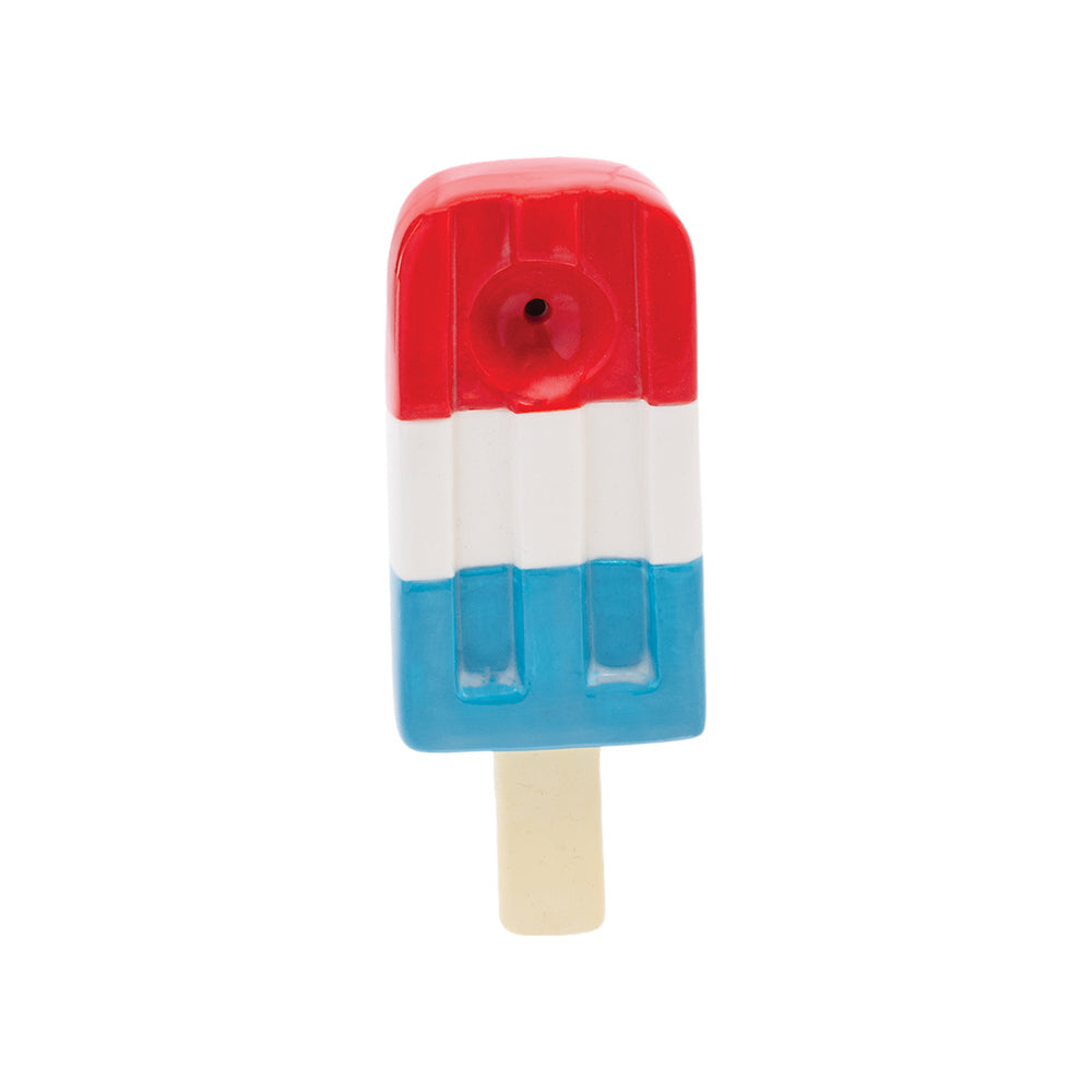 Wacky Bowlz Popsicle Ceramic Hand Pipe - 4.5"