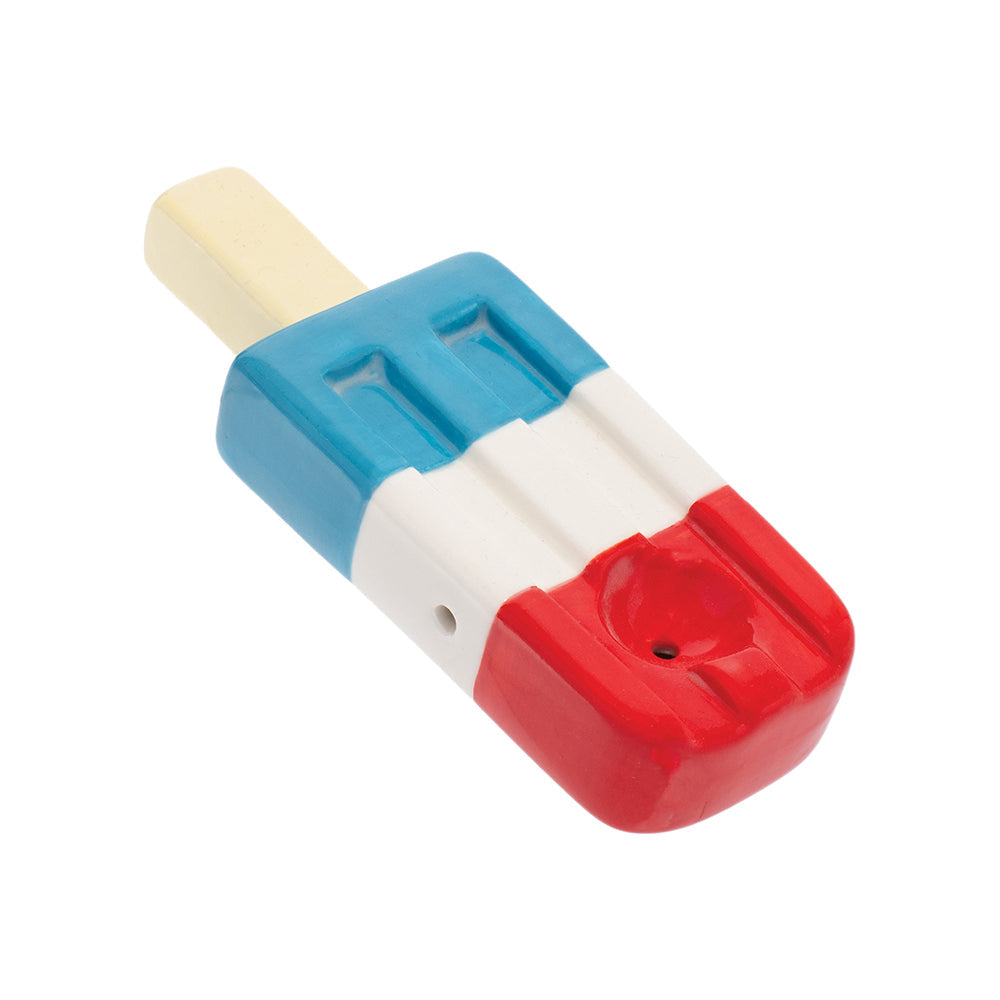 Wacky Bowlz Popsicle Ceramic Hand Pipe - 4.5"