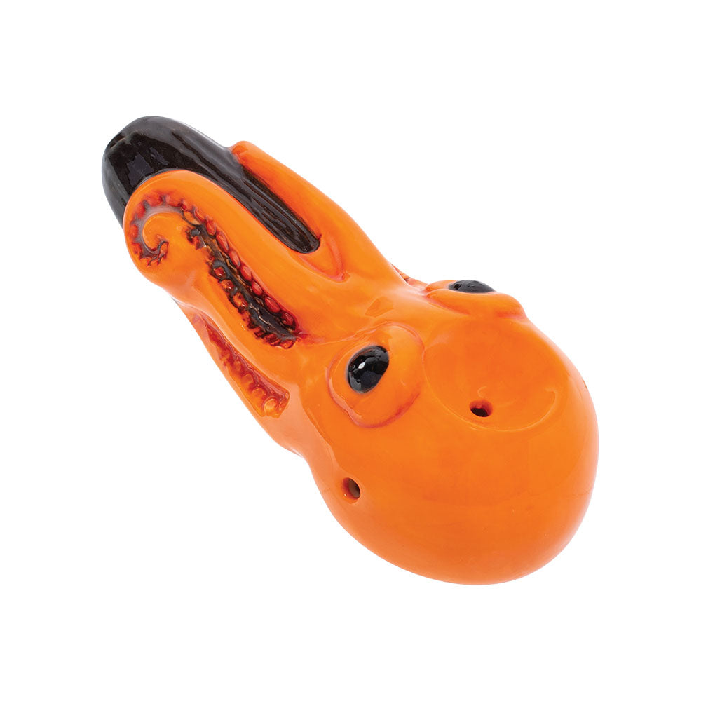 Wacky Bowlz Octopus Ceramic Hand Pipe | 3.5"