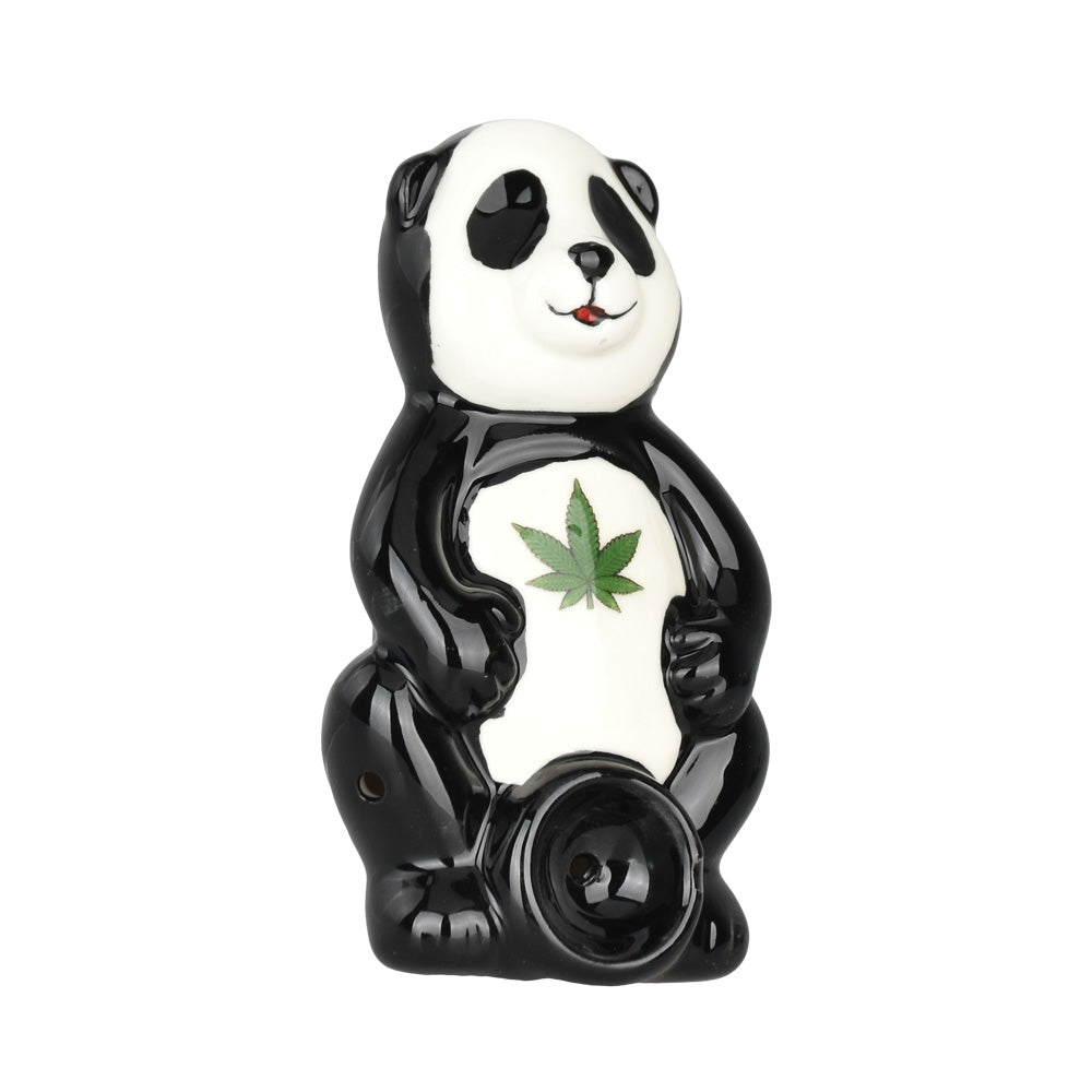 Wacky Bowlz Panda Ceramic Hand Pipe - 4