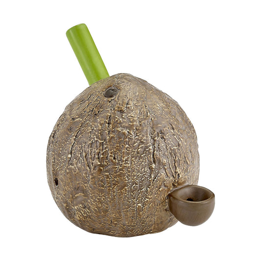 The High Culture Coconut Ceramic Pipe | 5"