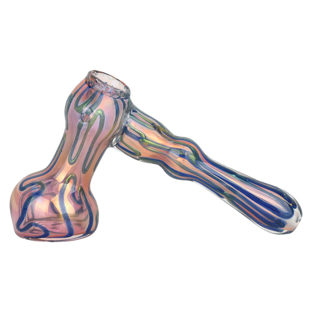 DNA Twist Gold Fumed Hammer Bubbler - 6"