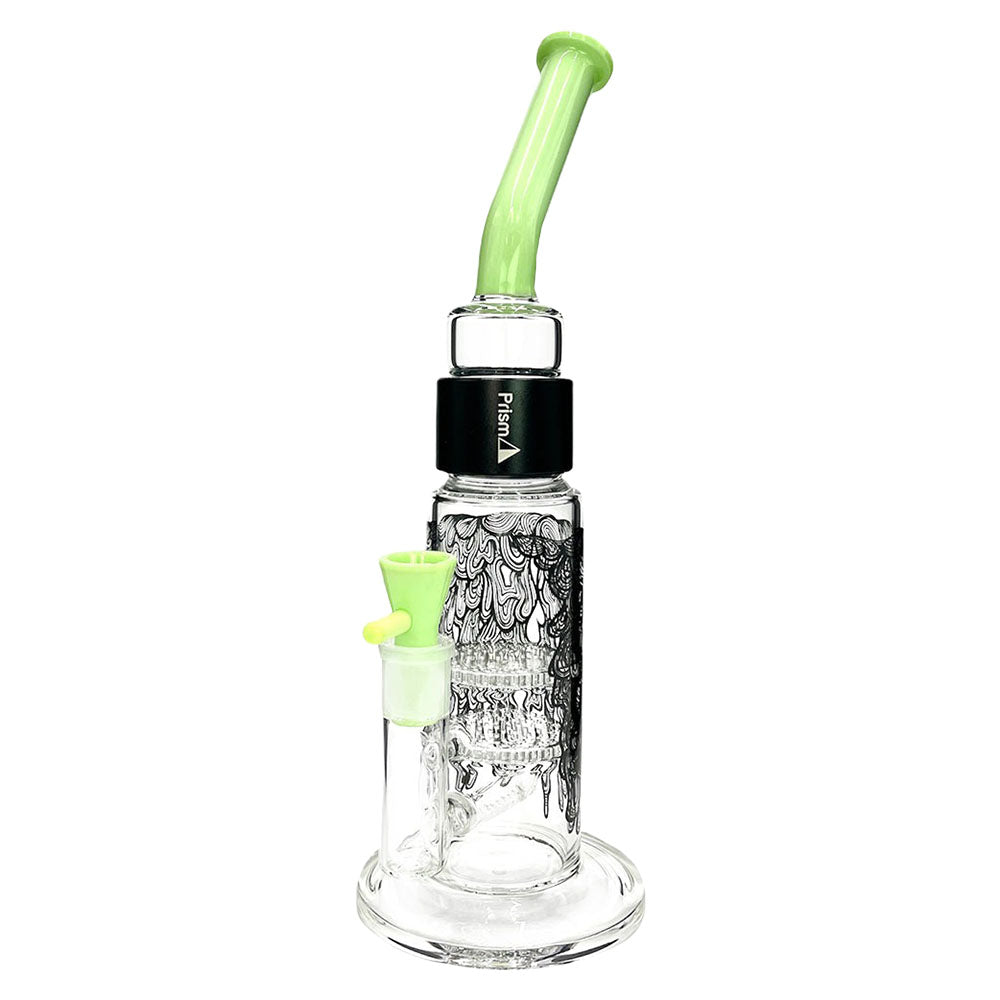Prism Drippy Big Honeycomb Single Stack Water Pipe - 12.5"/19mm F