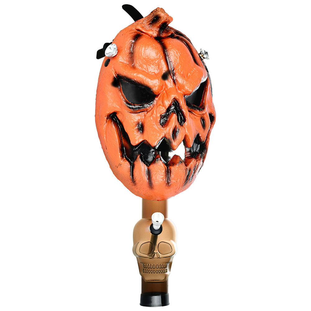 Scary Jack-O'-Lantern Gas Mask w/ Acrylic Water Pipe - 8