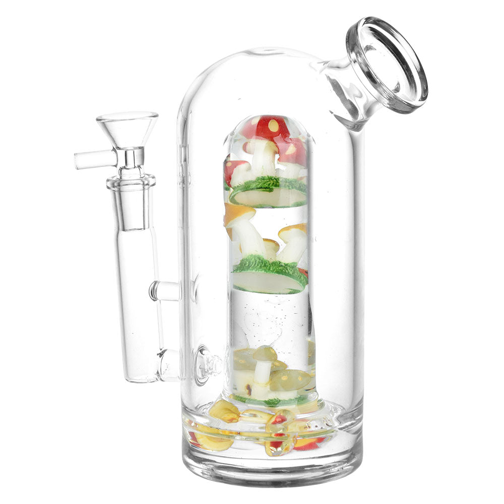 The High Culture Fungi, Flora, & Fauna, Oh My! Glass Water Pipe - 7" / 14mm F