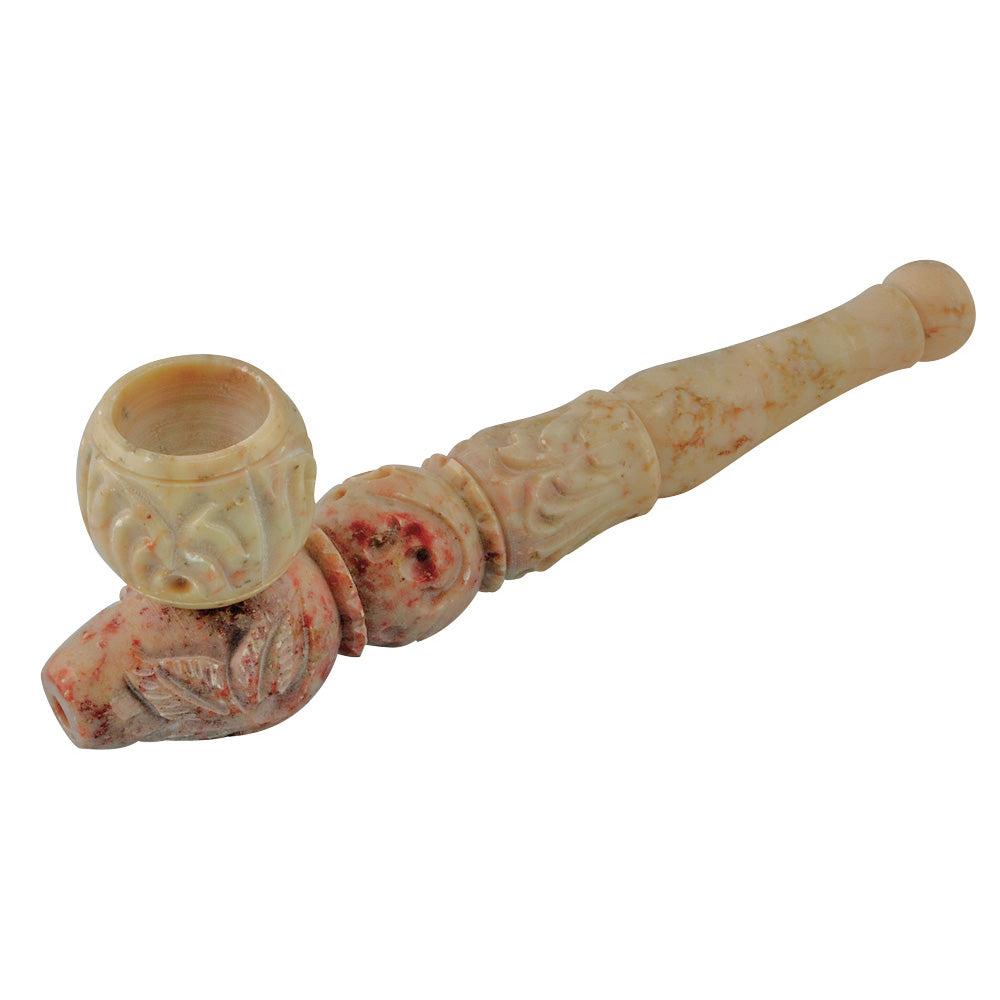 The High Culture Marble Carved Stone Pipe