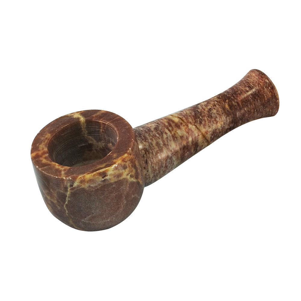The High Culture Small Marble Stone Spoon Pipe