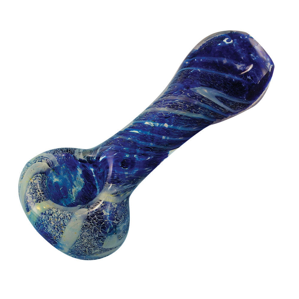 The High Culture Twisted Frit Glass Dry Herb Pipe