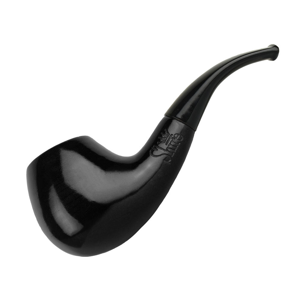 Pulsar Shire Pipes Bent Ebony Cherry Wood Tobacco Pipe