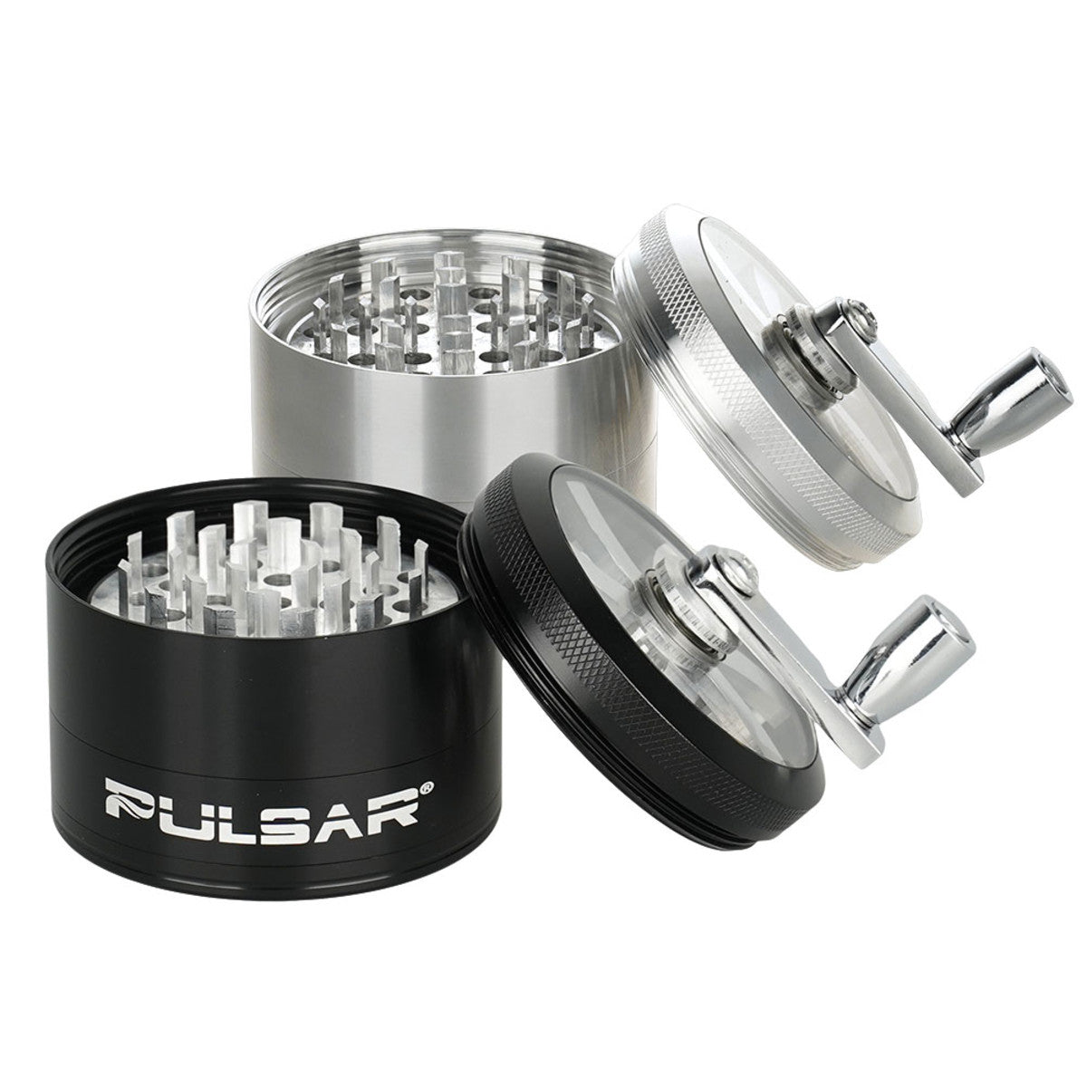 Pulsar Aluminum Crank Grinder 4pc / 2.5