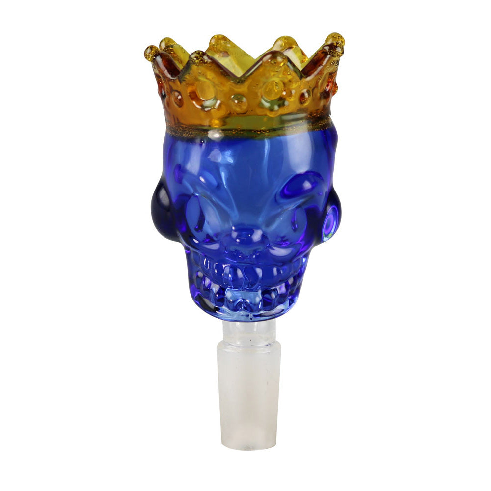 The High Culture Crowned Skull Herb Slide - 14mm Male