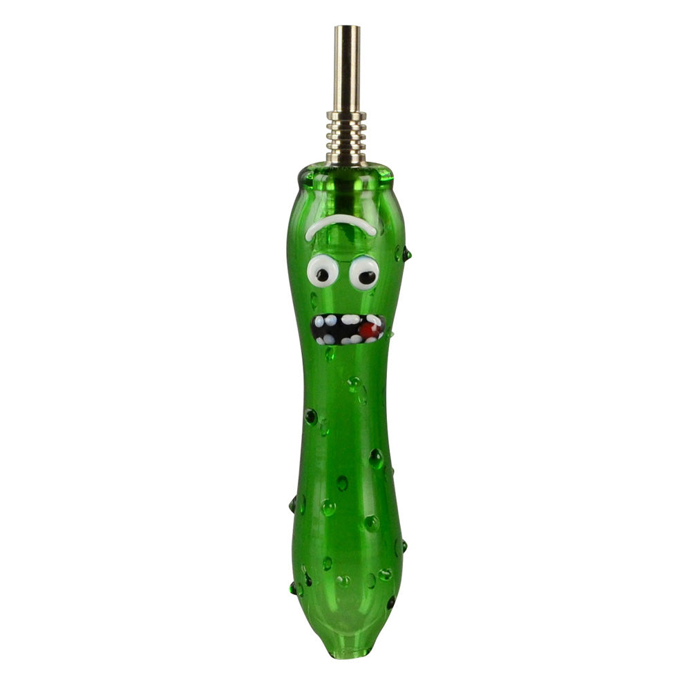 The High Culture Pickle Glass Dab Straw - 5.5