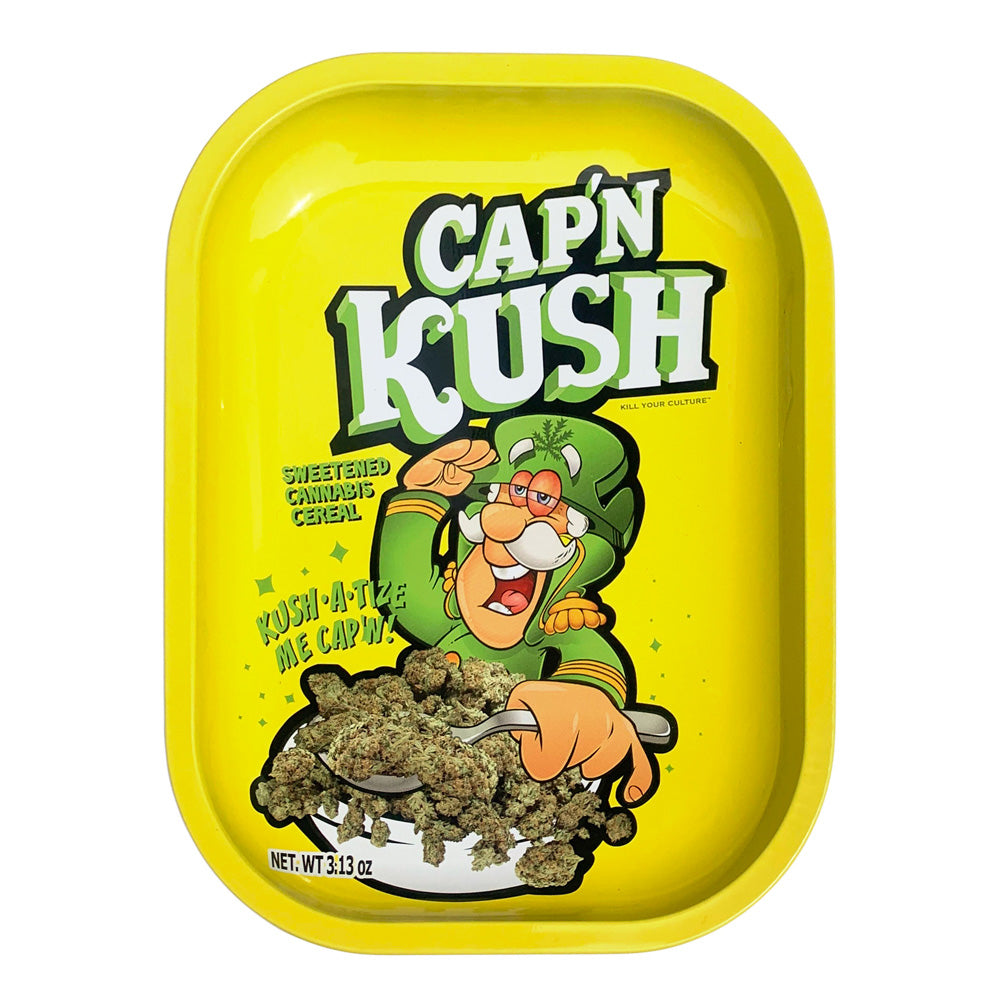 Kill Your Culture Rolling Tray | Cap N' Kush | Small