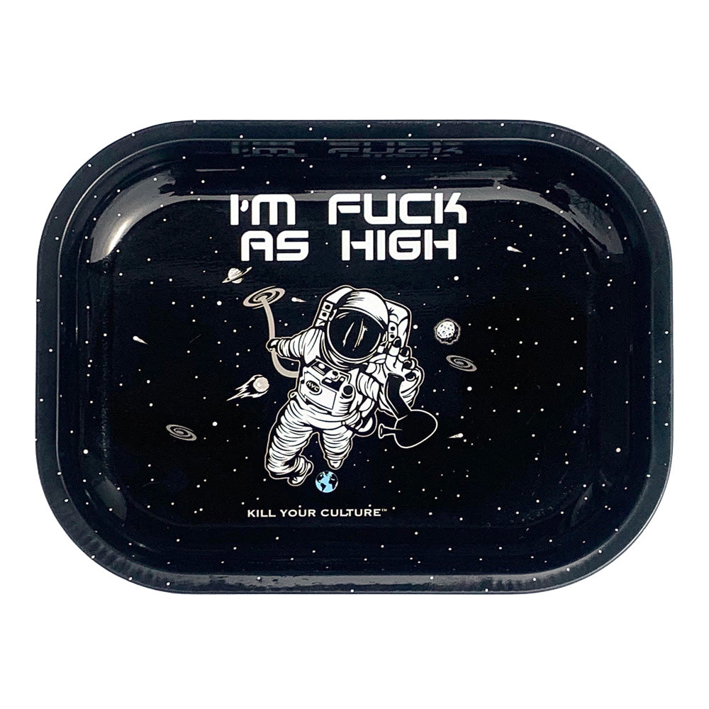 Kill Your Culture Rolling Tray - 7"x5.5" / Fuck As High