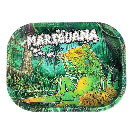 Kill Your Culture Rolling Tray - 7"x5.5" / Mariguana