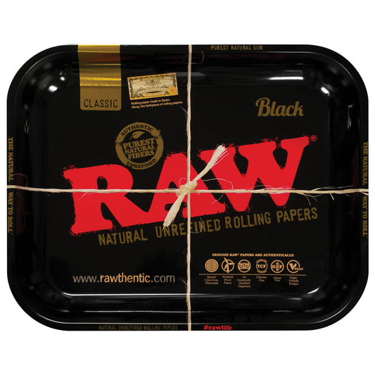 Raw High Sided Steel Rolling Tray