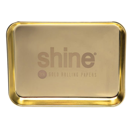 Shine 24k Gold Colred Rolling Tray