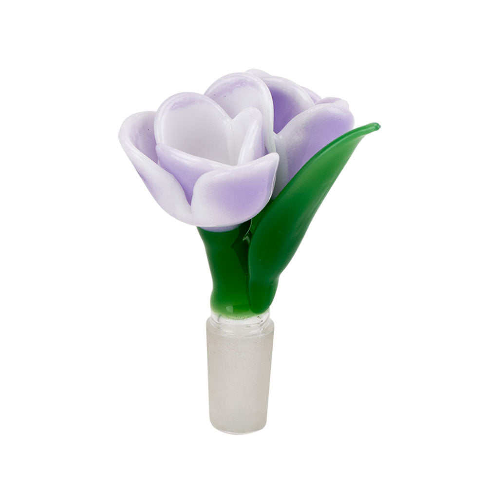 Empire Glass Lavender Tulip Bong Bowl | 14mm Male