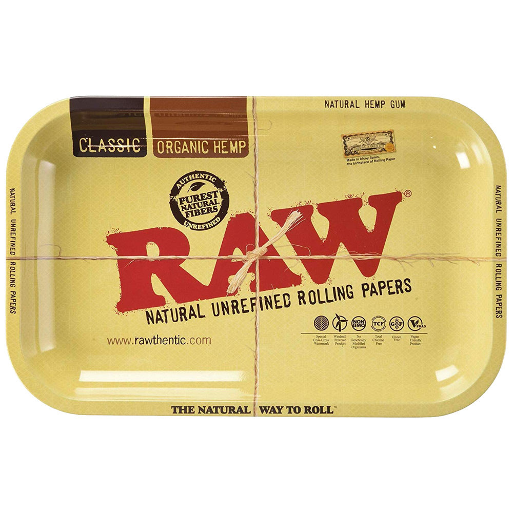 Raw Aluminum High Sided Rolling Tray 11