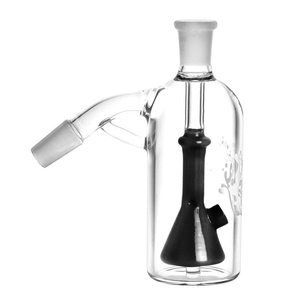 Pulsar Beaker Perc Ash Catcher | 45 Degree | Black