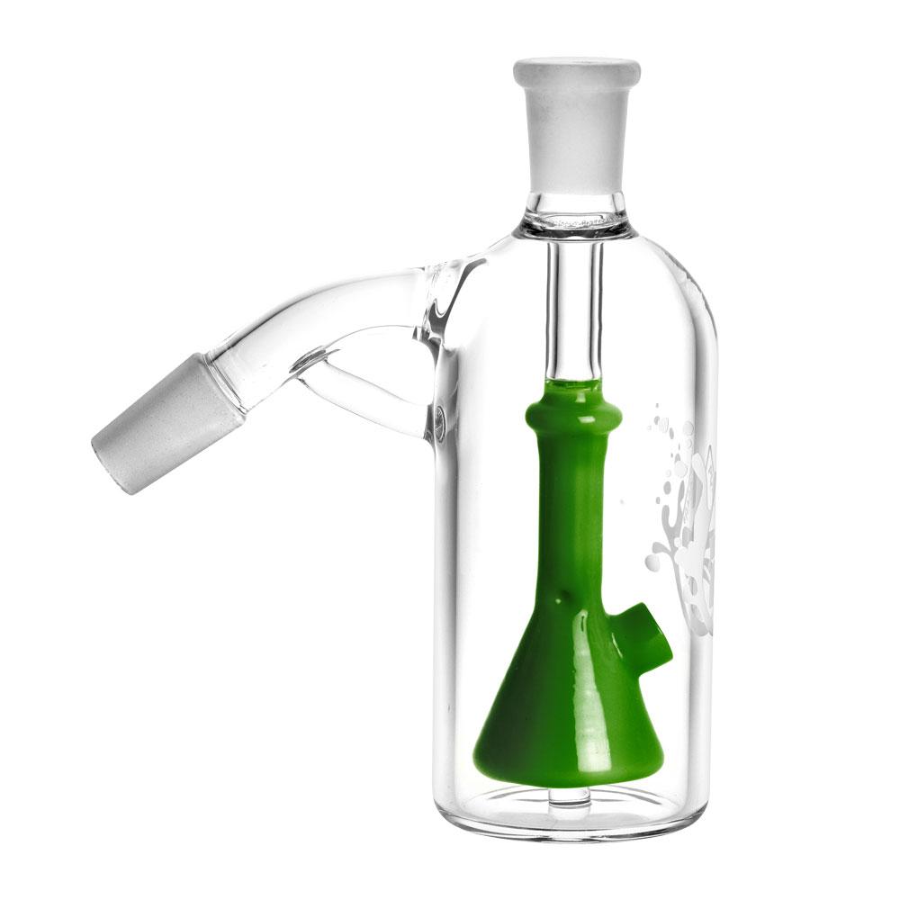 Pulsar Beaker Perc Ash Catcher | 45 Degree | Dark Green