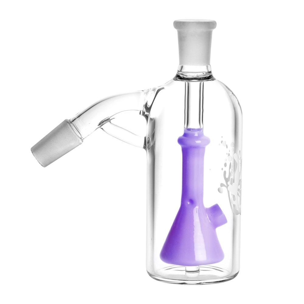 Pulsar Beaker Perc Ash Catcher | 45 Degree | Purple