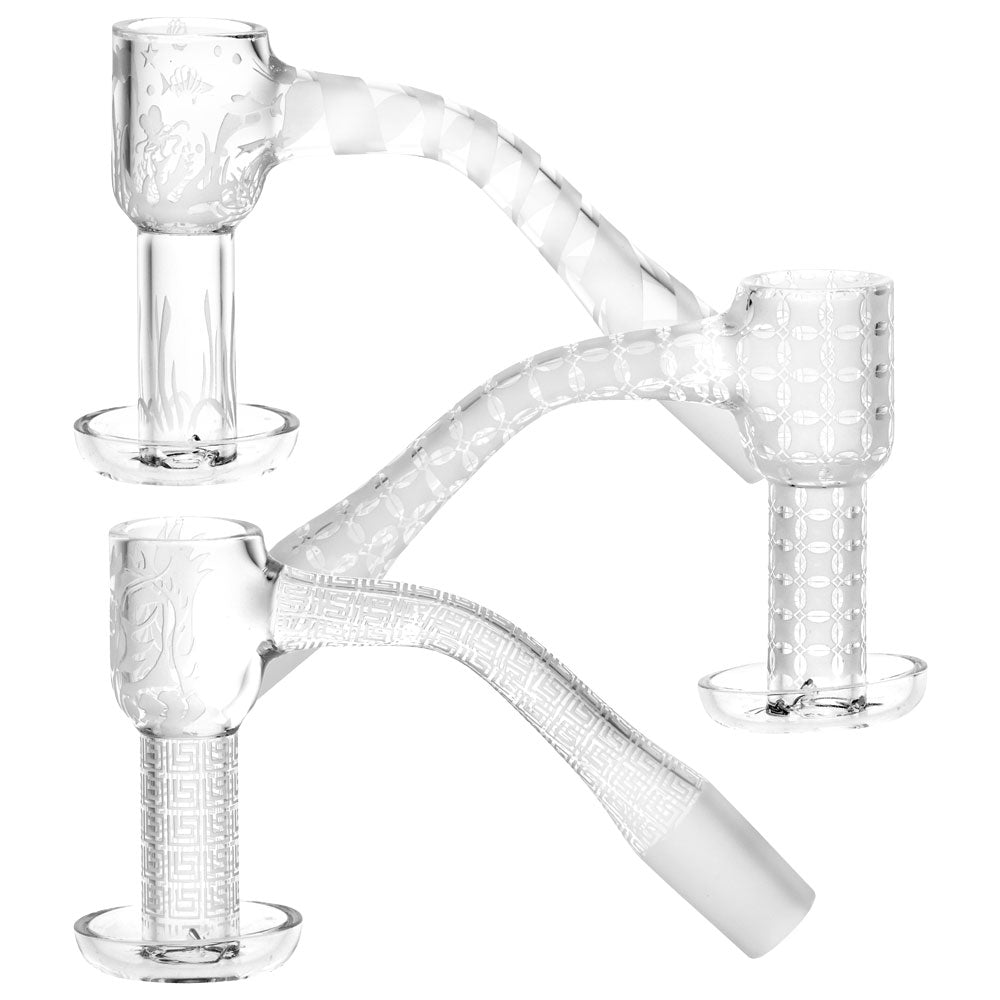 The High Culture No Weld Quartz Terp Slurper Etched Banger 14M