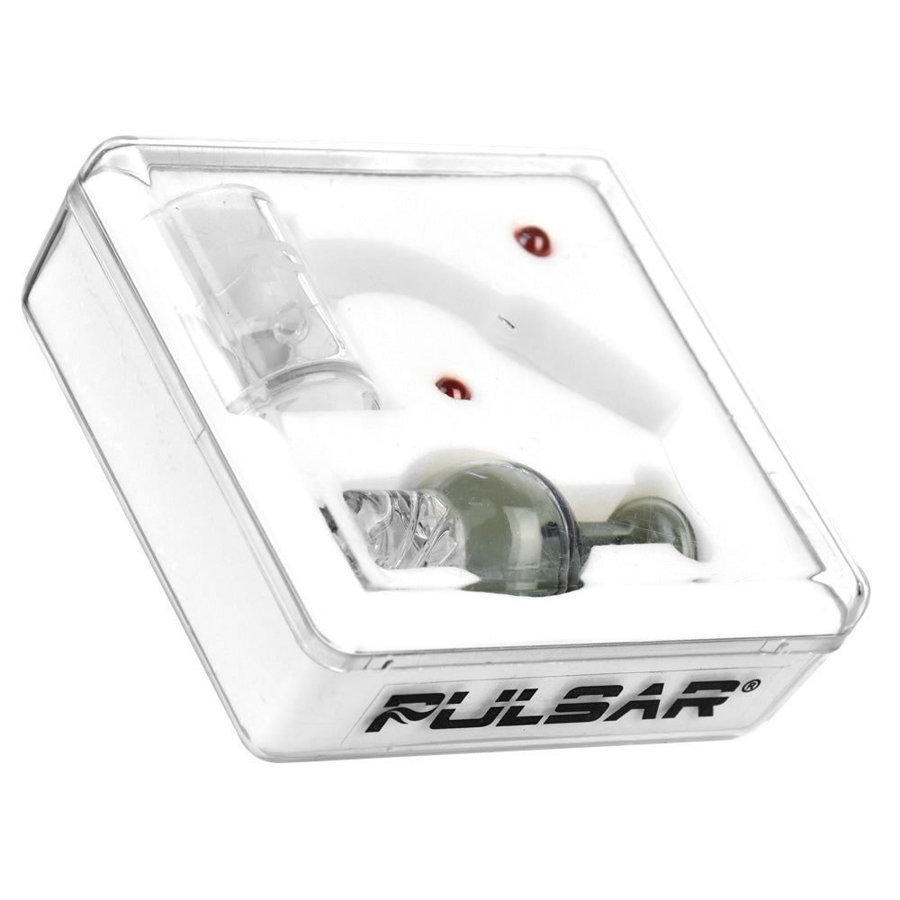 Pulsar Quartz Banger w/ Helix Carb Cap
