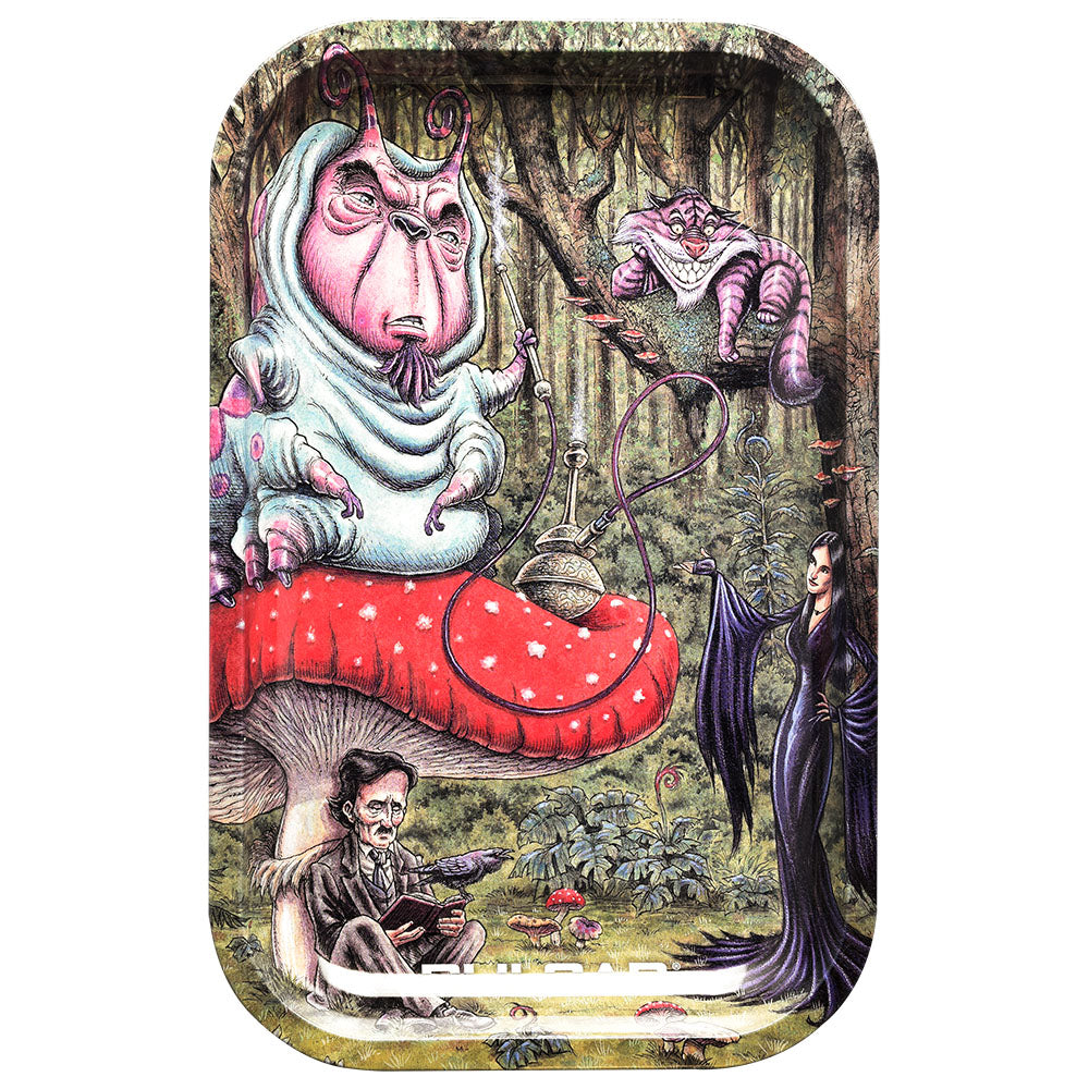 Pulsar Metal Rolling Tray - 11"x7"/Malice in Wonderland