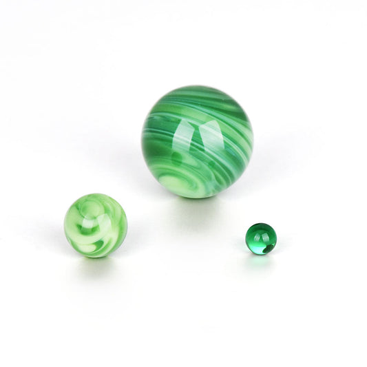 Bear Quartz Marble Set - Green