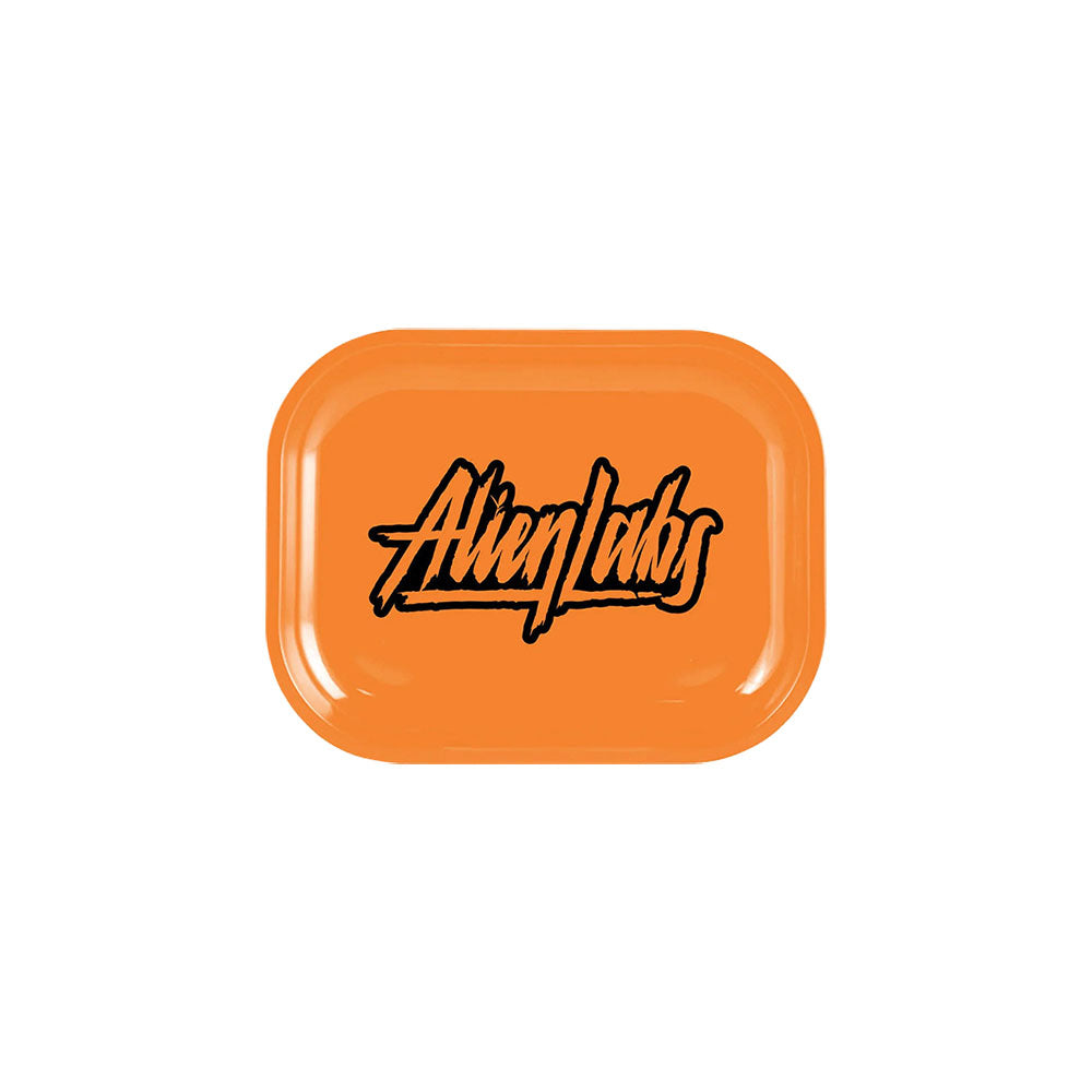 Alien Labs Metal Rolling Tray | Orange Logo